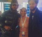 Tanya With Jussie Smollet And Micalan